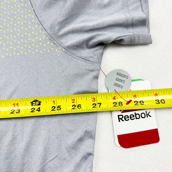 Reebok Men's Short Sleeve Classic Light Grey Graphic Logo T-Shirt Size 3XL NWT - Picture 10 of 11
